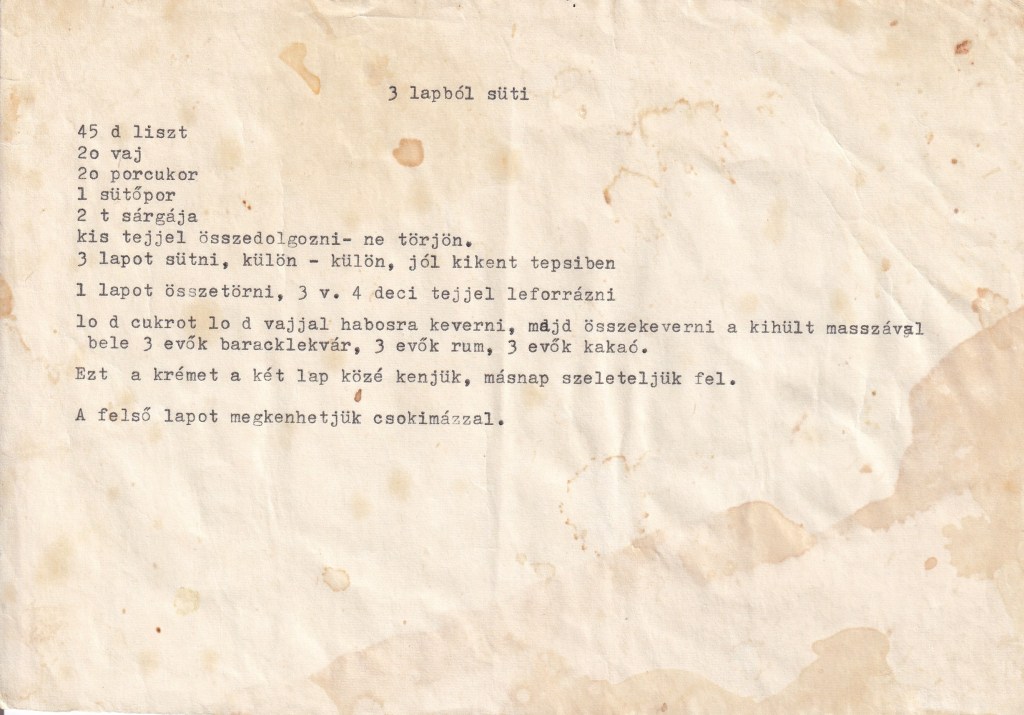 3 lapból süti